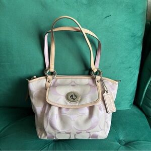 Y2K Coach Mini Leah Tote